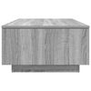 vidaXL Tavolino da salotto con cassetto Grigio Sonoma 95 x 55 x 31 cm