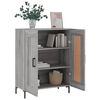 vidaXL Credenza Grigio Sonoma 69,5x34x90 cm in Legno Multistrato