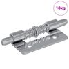 vidaXL Chiusura 1800 pz Argento 46 x 17 x 1,2 mm Acciaio