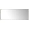 vidaXL Specchio da Bagno Grigio Cemento 90x1,5x37 cm Legno Multistrato