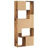 vidaXL Libreria Legno Antico 67x24x161 cm in Truciolato