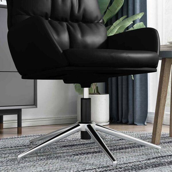 vidaXL Cilindro a Gas per Sedia da Ufficio Nero 9 cm Ferro