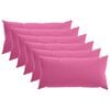 vidaXL Federa 6 pcs HEERLEN Rosa 40 x 80 cm Poliestere