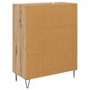 vidaXL Credenza Rovere artigianale 69,5 x 34 x 90 cm Legno multistrato