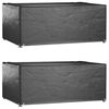 vidaXL Copri Mobili Giardino 2pz 8 Occhielli 180x122x75cm Rettangolare