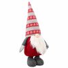 vidaXL Gnomo di Natale con gambe allungabili Rosso 130 cm Poliestere