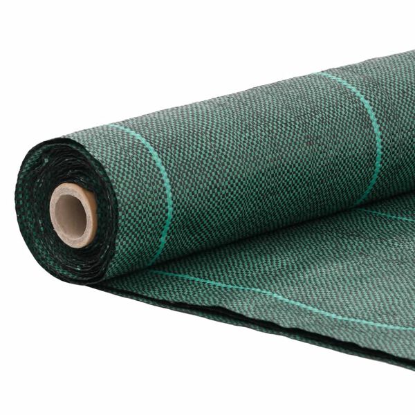 vidaXL Membrana Antierbacce Verde 1,5x150 m in PP