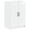 vidaXL Mobile per scarpe UTRECHT 59,5 x 39,5 x 87 cm Bianco Lucido