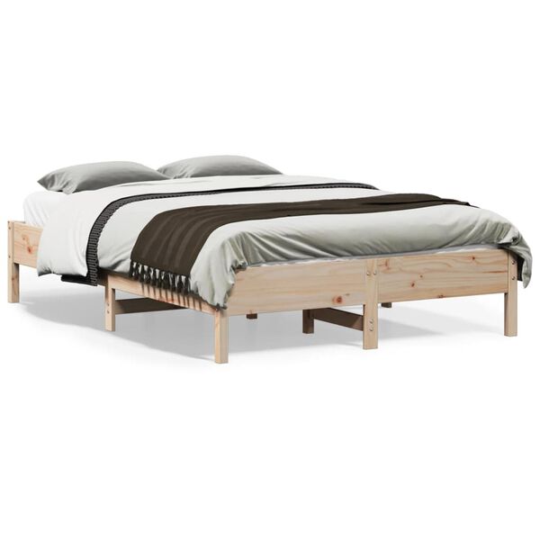 vidaXL Letto senza Materasso 120x190 cm in Legno Massello di Pino