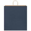 vidaXL Sacchetti di Carta 250 pz con Manici Blu 45x17x48 cm