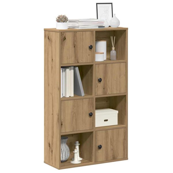 vidaXL Libreria Rovere Artigianale 60x24x101,5 cm in Legno Multistrato