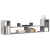 vidaXL Mobili TV Muro 2pz Grigio Cemento 100x30x50cm Legno Multistrato