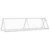 vidaXL Conigliera Argento 400x105x91 cm in Acciaio Zincato