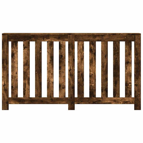 vidaXL Copertura Termosifone Rovere Fumo 149x20x82cm Legno Multistrato