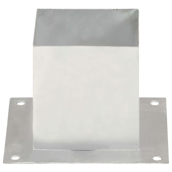 vidaXL Ancoraggi Pali 4 pz in Metallo Zincato 141 mm
