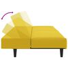 vidaXL Set di Divani 2 pz Giallo in Velluto