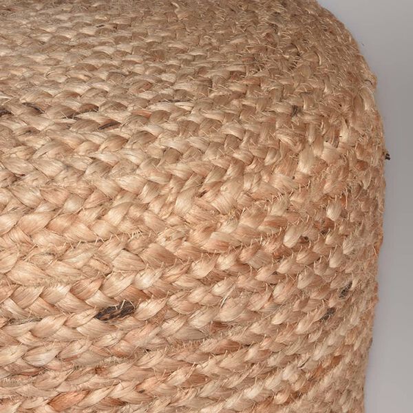LABEL51 Pouf Intrecciato in Juta Naturale