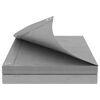 vidaXL Telo con Occhielli Grigio Chiaro 2 x 3 m 90 gsm PE
