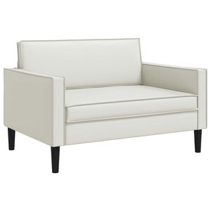 vidaXL Poltrona XXL Bianco Similpelle