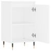 vidaXL Credenza Bianca 40x35x70 cm in Legno Multistrato