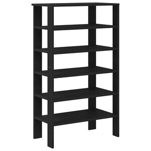 vidaXL Scarpiera Nera 61x32x105 cm in Truciolato