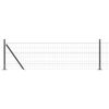 vidaXL Recinzione Euro con Base in Calcestruzzo 25 x 0,4 m Grigio Rete