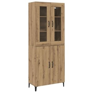 vidaXL Credenza 2 pz Rovere artigianale 69,5 x 34 x 180 cm