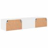 vidaXL Armadio in Legno con cassetto Bianco Lucido 150 x 39 x 30 cm