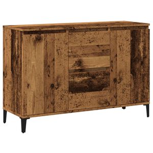 vidaXL Credenza Legno Antico 102x35x70 cm in Legno Multistrato