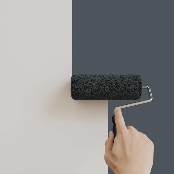 vidaXL Pittura murale Grigio 16,5 x 16,5 x 15,9 cm Stampa da parete