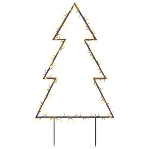 vidaXL Decorazione Luminosa Natalizia con Picchetti Albero 115LED 90cm