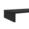 vidaXL Supporto per Monitor Nero 100x27x10cm in Legno Massello di Pino