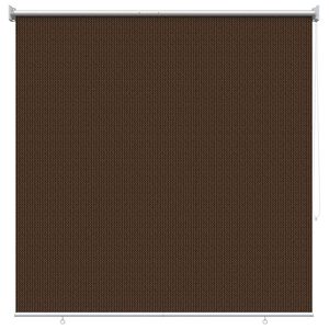 vidaXL Tenda a Rullo Esterno Blocco UV 90% Marrone 120 x 230 cm HDPE