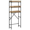 vidaXL Mensola per lavatrice Rovere artigianale 67 x 25 x 163 cm