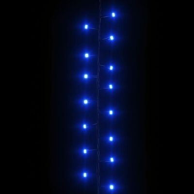 vidaXL Stringa LED Compatta con 2000 Luci LED Blu 45 m PVC