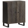 vidaXL Credenza Nera 60x33x75 cm in Legno Massello di Mango