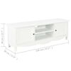 vidaXL Mobile TV Bianco 120x30x40 cm in Legno