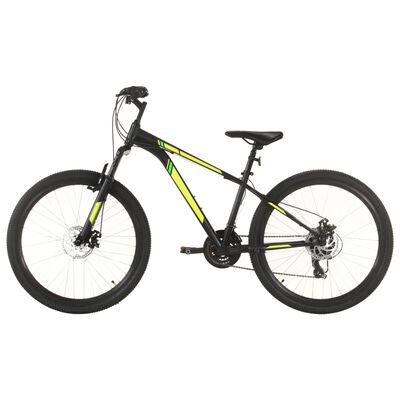 vidaXL Mountain Bike 21 Speed 27,5" Ruote 38 cm Nero