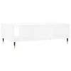 vidaXL Tavolino da Salotto Bianco 104x60x35 cm in Legno Multistrato