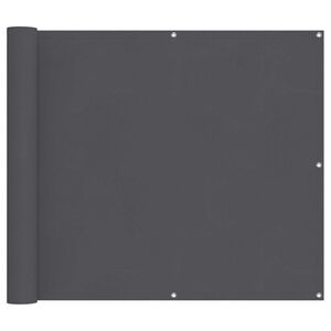 vidaXL Schermo da balcone 90 x 200 cm Oxford alu rivestito in PU