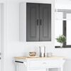 vidaXL Mobile da cucina Kalmar Nero 60 x 31 x 80 cm Legno multistrato