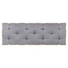 vidaXL Cuscino per Divano in Pallet Antracite 120x40x7 cm