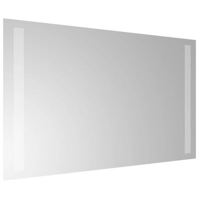 vidaXL Specchio da Bagno con Luci LED 60x30 cm