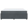 vidaXL Struttura del letto Grigio scuro 180 x 200 cm Tessuto