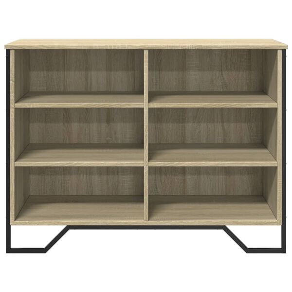 vidaXL Credenza Rovere Sonoma 101x35,5x74,5 cm in Legno Multistrato