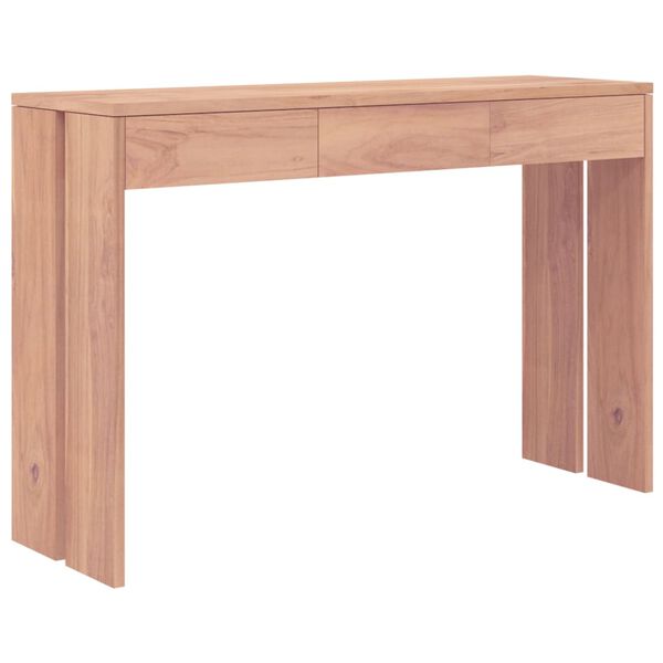vidaXL Tavolo Consolle 110x35x75 cm in Legno Massello di Teak
