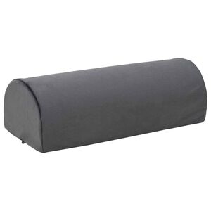 vidaXL Cuscino per poggiapiedi 42 x 18 x 13 cm Duro Schiuma PU Grigio