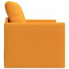 vidaXL Divano Letto da Terra 2 in 1 Giallo Scuro 112x174x55 cm Tessuto