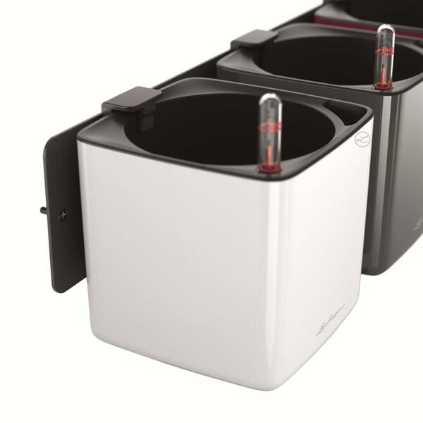 LECHUZA Fioriere 3 pz Green Wall Home Kit Bianco Lucido