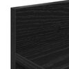 vidaXL Appendiabiti a muro Rovere Nero 80 x 10,5 x 18 cm